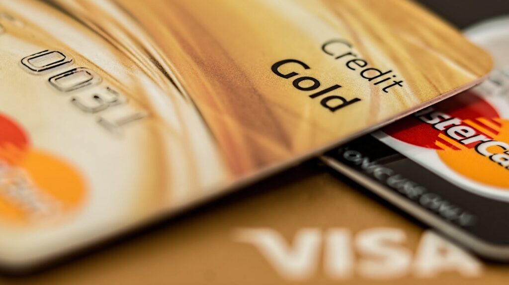 close up photo of credit cards